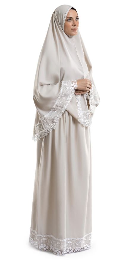 Ivory Elite Islamic Prayer Wear