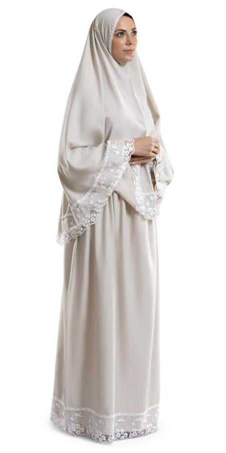 Ivory Elite Islamic Prayer Wear