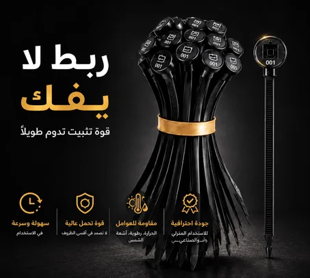 • رباط التثبيت القوي –flex fix •