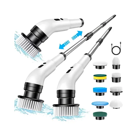 Spazzola elettrica multifunzionale per pulizia - nove in uno!