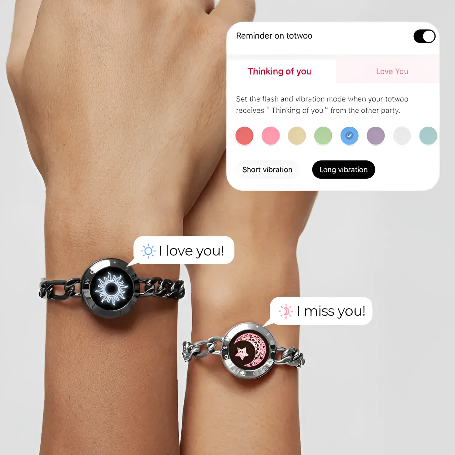 Connection Bracelets – Feel close, wherever you are