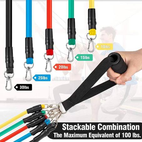 Resistance band workout set