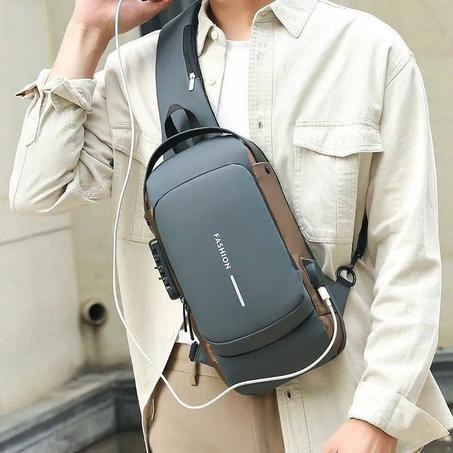 sling bag with USB port