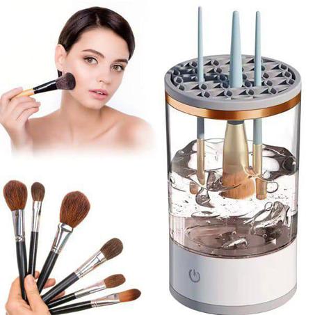 Makeup brush cleaner and dryer