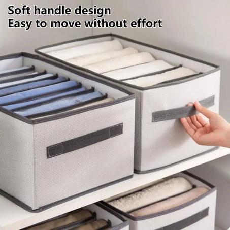 Fabric storage organizer box