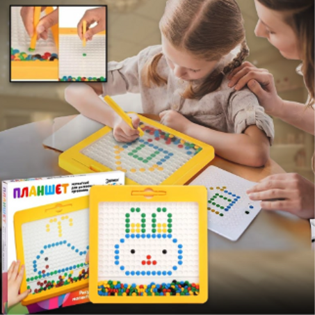 لوحة الحبات المغناطيسية للأطفال