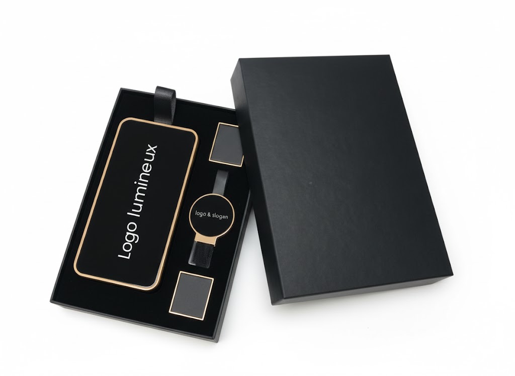 coffret power Bank bambou Wireless  +clé USB 32 GB  IMG-1433