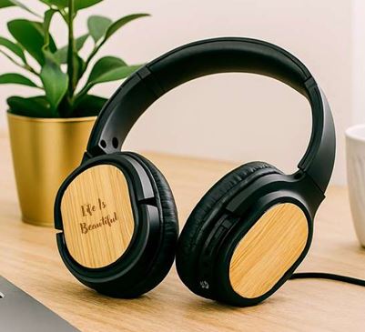 Casque Bluetooth Bambou P9