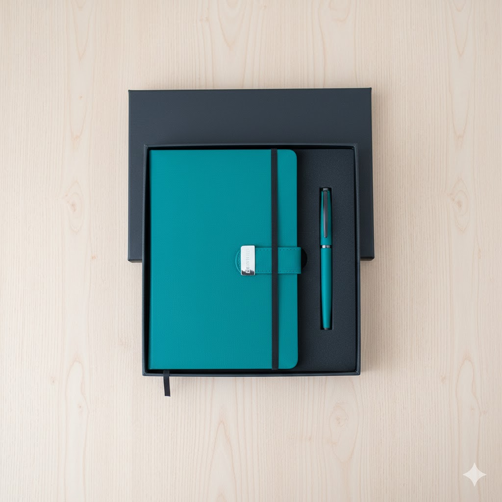 Coffret theme arabesque : Blocnote + stylo PF-783/SK007