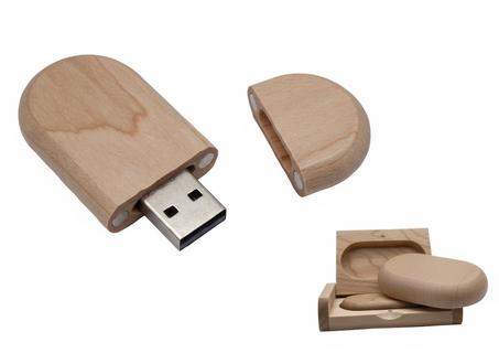 Clé USB ovale en écologique PF-242