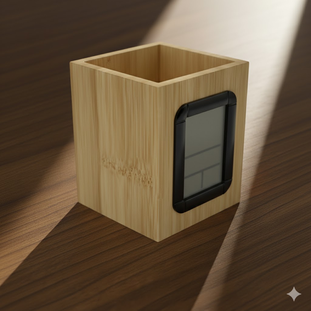 Pot à stylo station météo IMG-509-B