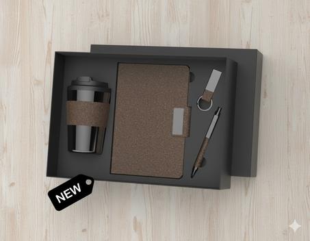 COFFRET (avec stylet, carnet, porte-clés, Mug)