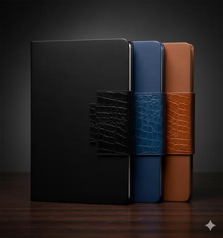 Notebook  fermeture croco  2303-93