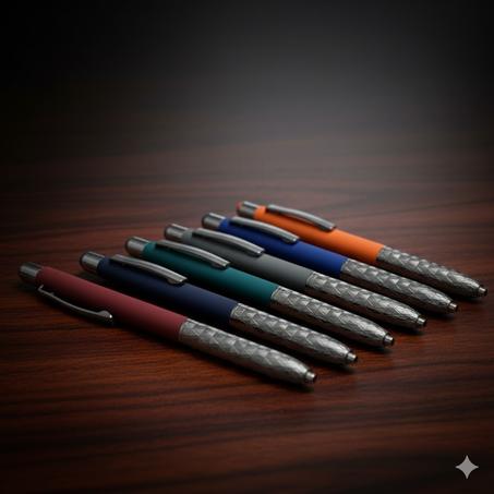 Stylo métal 3D stylé AL-9115G