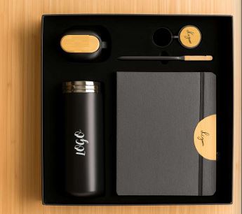 COFFRET ECO NOTEBOOK A5 + MUG ISO +  STYLO+PORT CLE SK24001