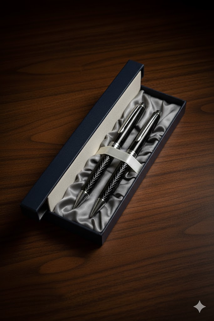 Coffret stylo argenté IMG-1265