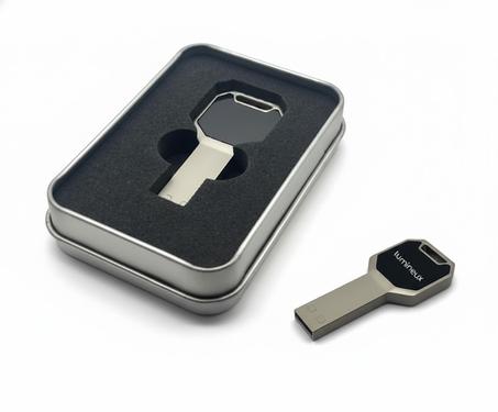 Clé USB en forme de clé, avec logo LED. PF-560