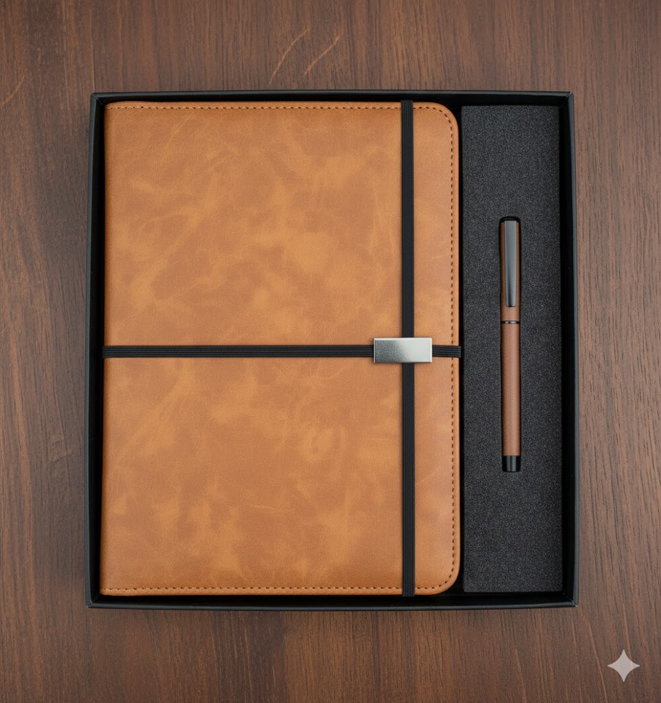 Coffret 2 pièce en similicuir  à fermeture zipper SK005