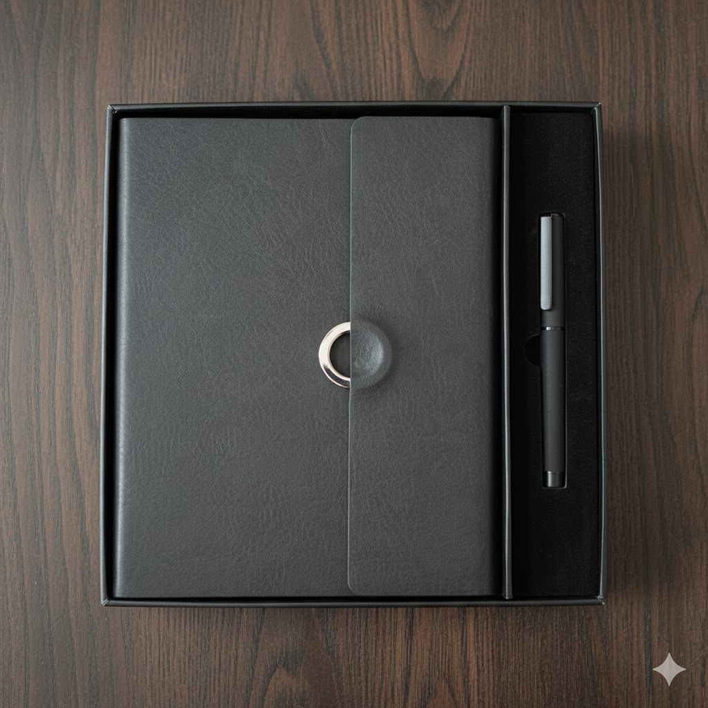 Coffret 2 pièce en similicuir  à fermeture annau  IMG-1421