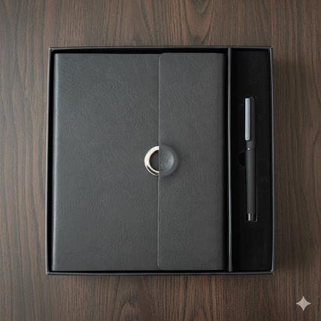 Coffret 2 pièce en similicuir  à fermeture annau  IMG-1421