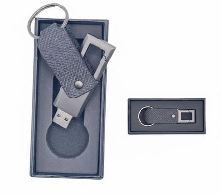 Clé USB ronde en bois avec logo en LED   PF-514