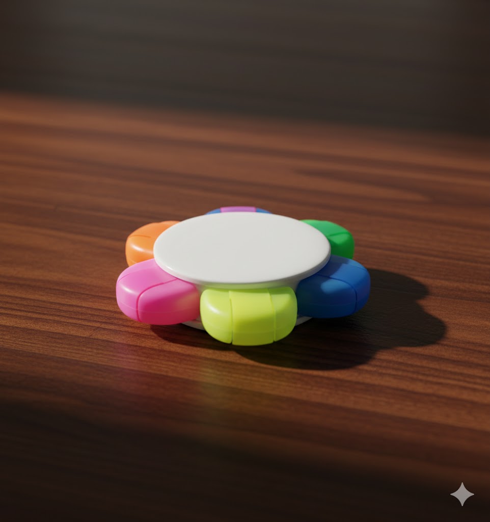 Surligneur fleurissant 5 couleurs  PF-110