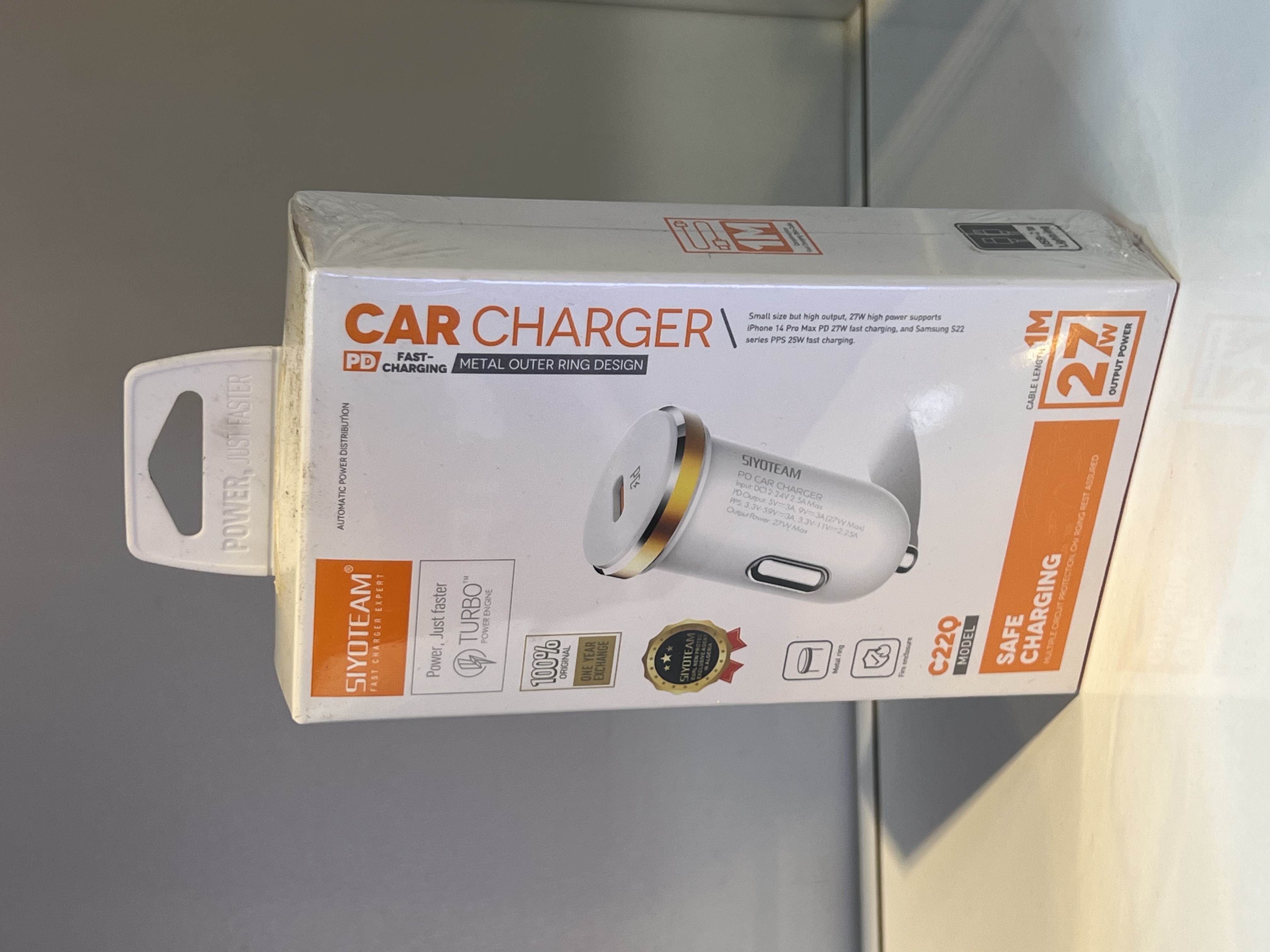 Chargeur voiture Siyoteam 27w