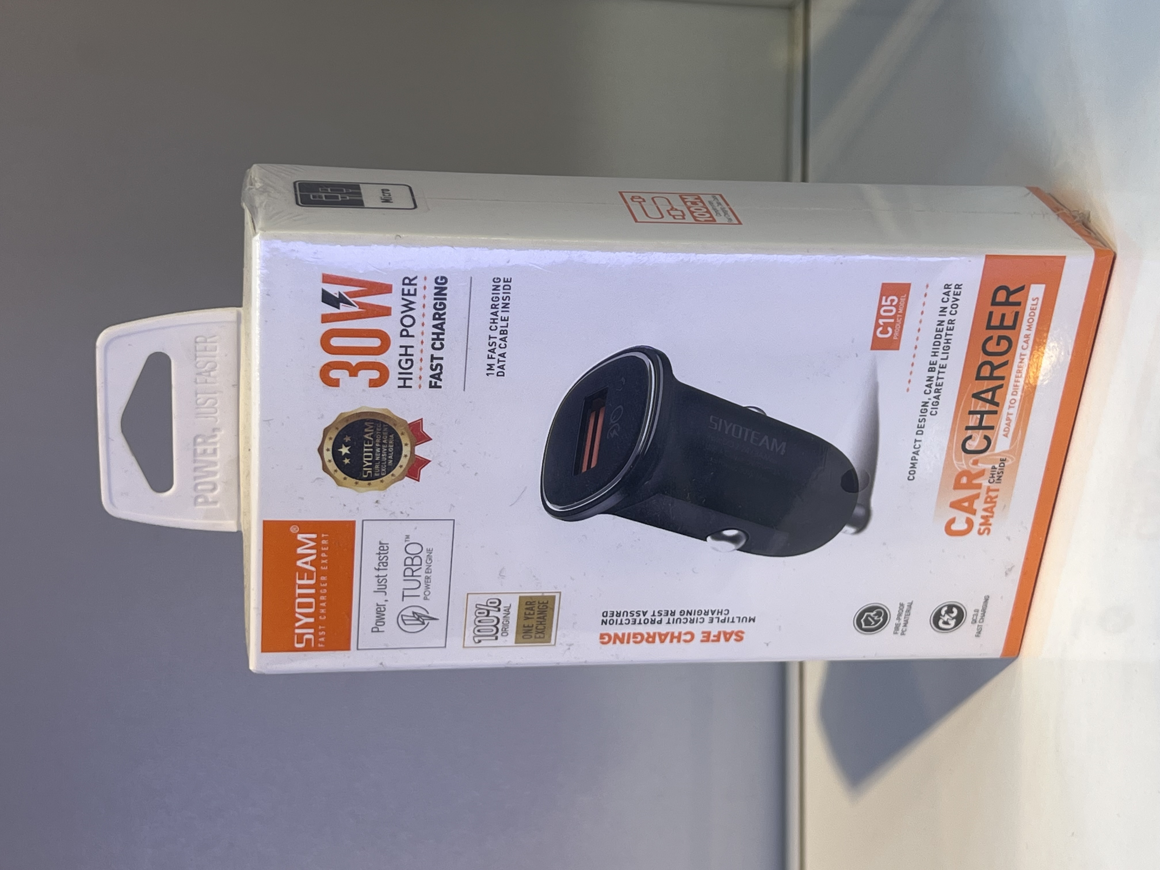Chargeur voiture Siyoteam 30w