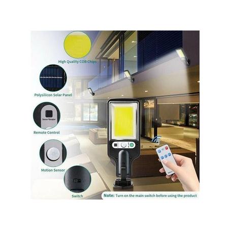 Lampadaire Solaire Lumière Extérieure-117COB