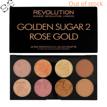 Revolution Palette Ultra Blush "GOLDEN SUGAR 2" Revoltion Make Up