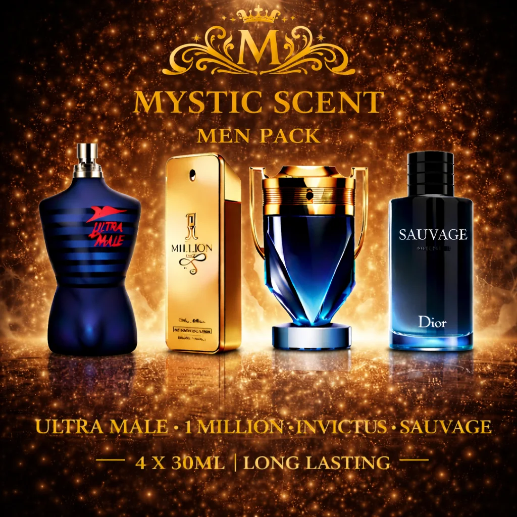 Mystic Scent Men Pack 💎 أناقة وقوة فـ عطر واحد