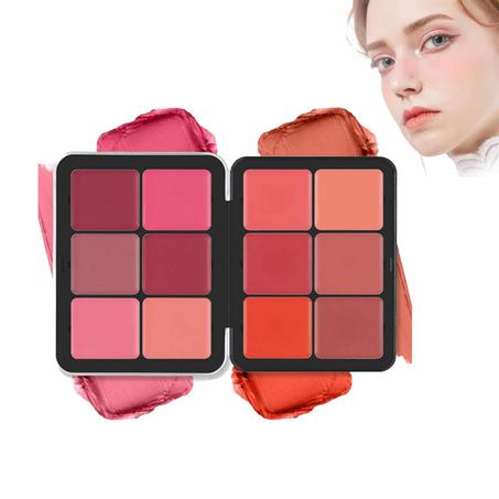 Palette 3 en 1 ( Fard à Paupières, Fard à Joues, Contouring)