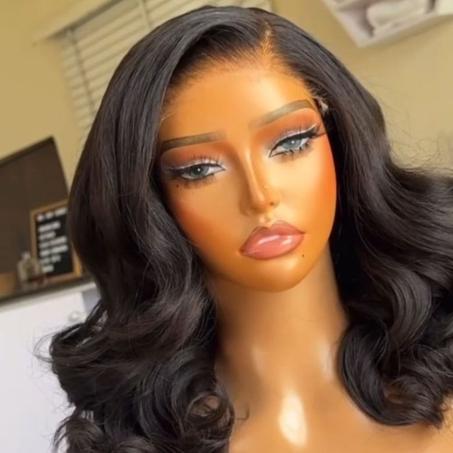 Perruque Cheveux Naturel Indien Hair  super double drawn texture wavy