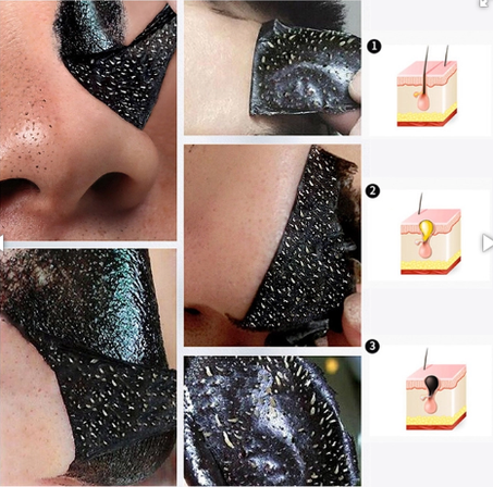 Masque noir pour visage - القناع الاسود للوجه