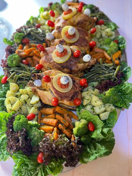 POULET ROTI ( AVEC GARNITURE ) 🇲🇦