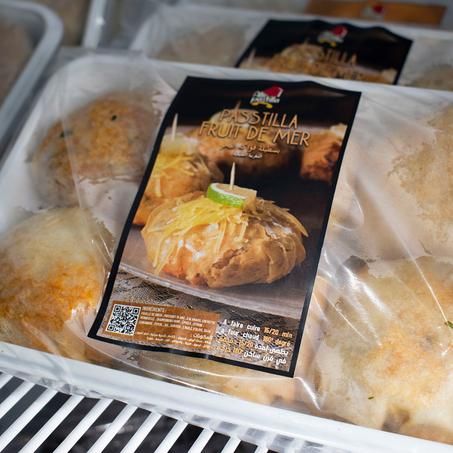 10 Mini Pastillas fruit de mer Surgelées:  à -40°C!"