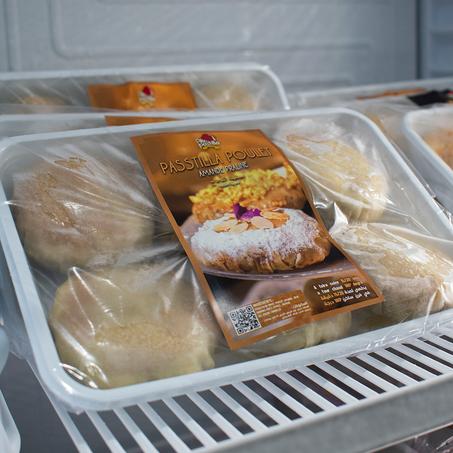 10 Mini Pastillas Poulet Surgelées: à -40°C!"