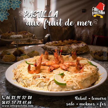 PASTILLA AUX FRUITS DE MER (FAMILLE) 🇲🇦