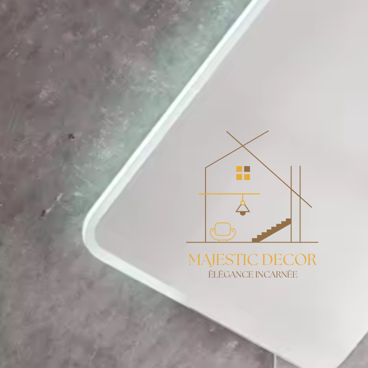Miroir LED Rétroéclairé 80x60 cm - Écran Tactile, Anti-Buée & Éclairage Personnalisable