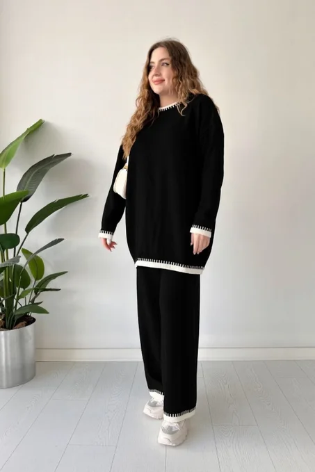 ✨ أنسومبل صوفي أنيق ومريح ✨