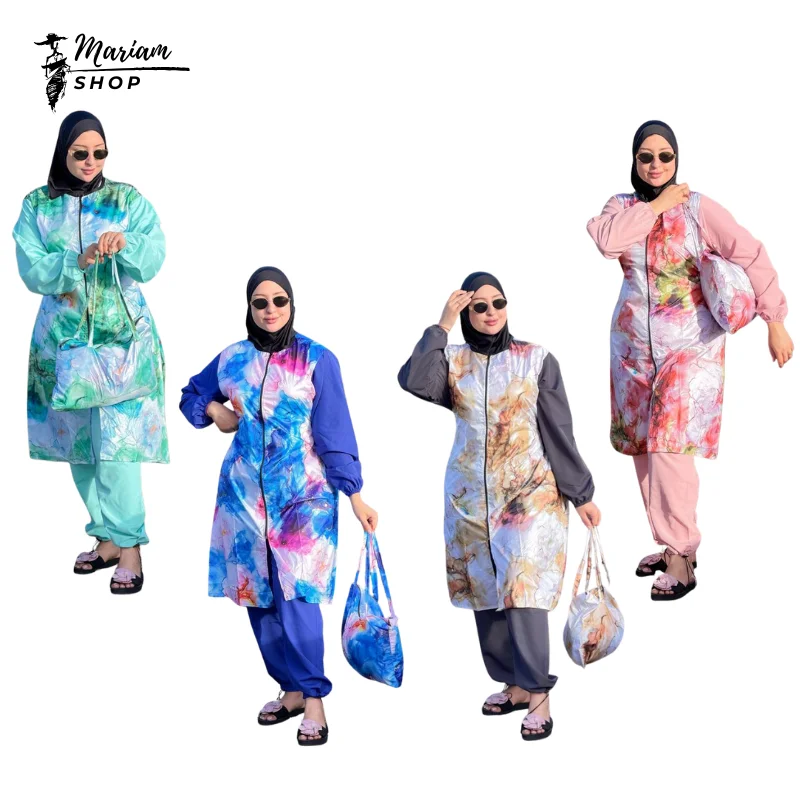 burkini long 4 piece