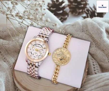 Pack Élégance Montre + Gourmette