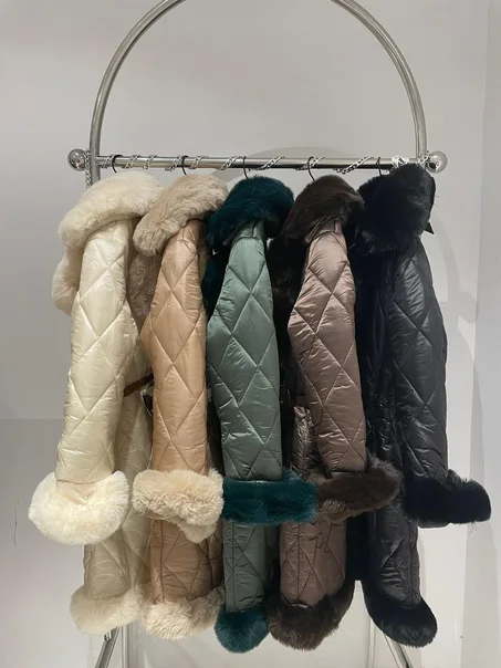 Monteau pour femme Avec Fourrure