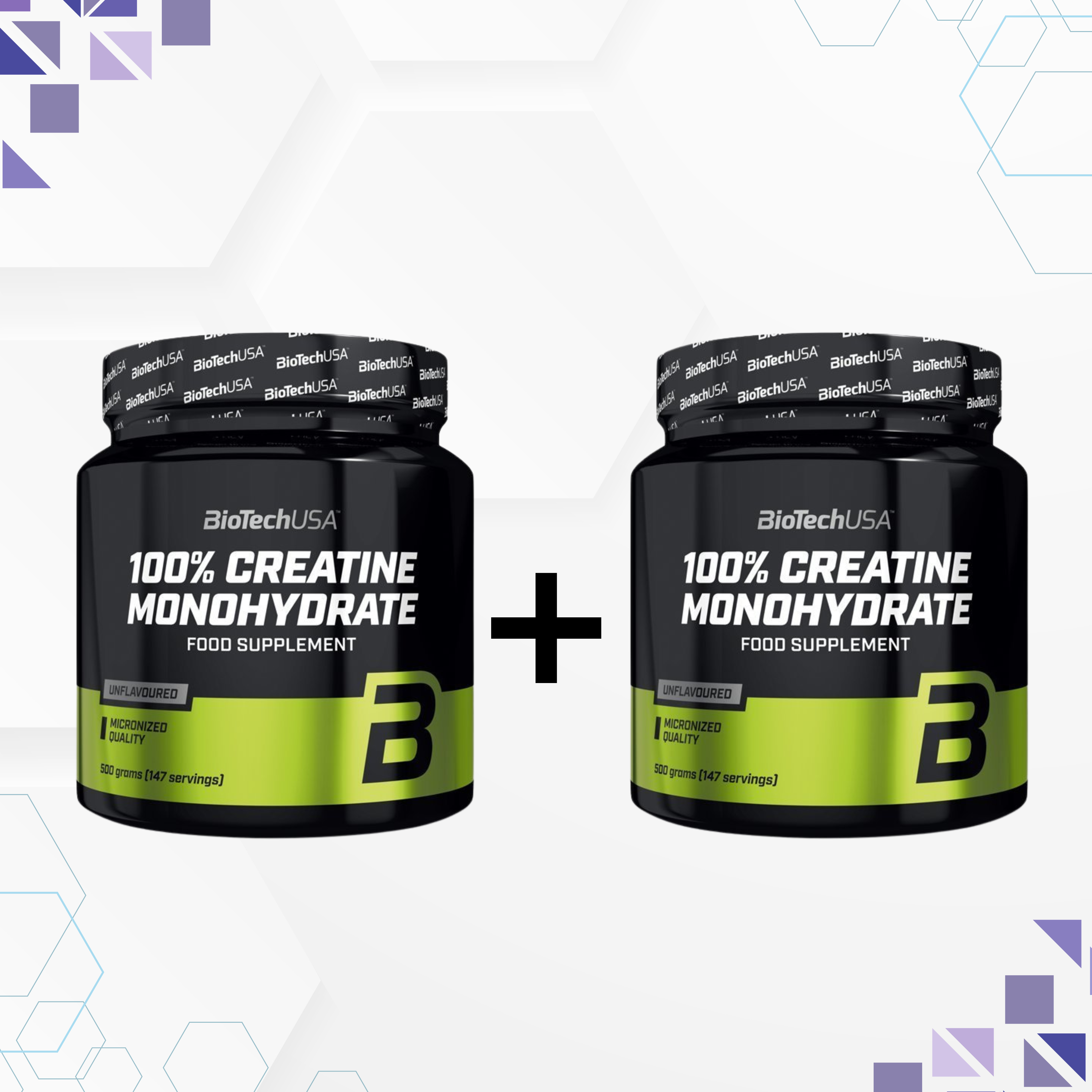 PACK 2 CREATINE BIOTECH 500 G