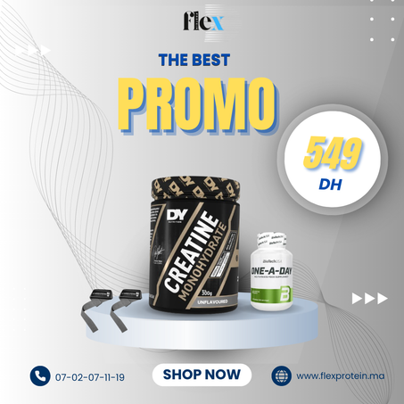 pack creatine DY + one a day + straps