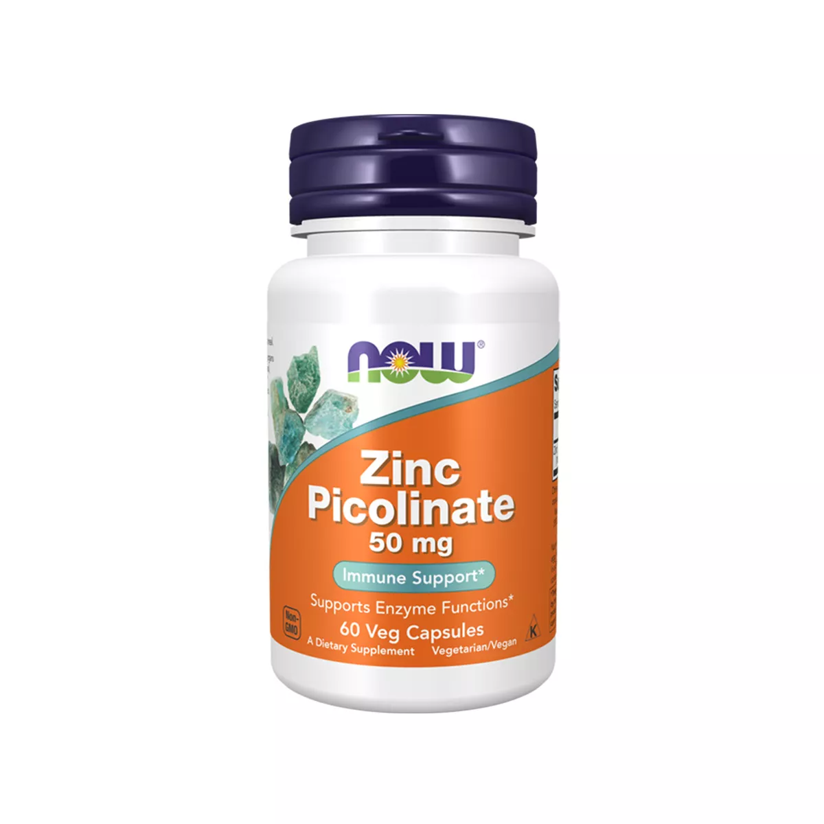 Now Foods, Zinc Picolinate, 50 mg, 60 Veg Capsules