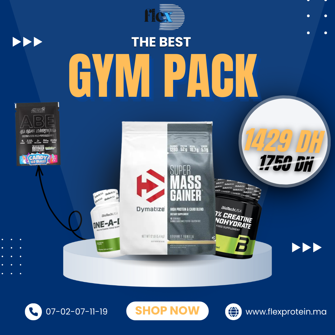 SUPER MASS GAINER 5.4 KG + CREATINE BIOTECH 300G + ONE A DAY 100 TABLETS + SACHET ABE