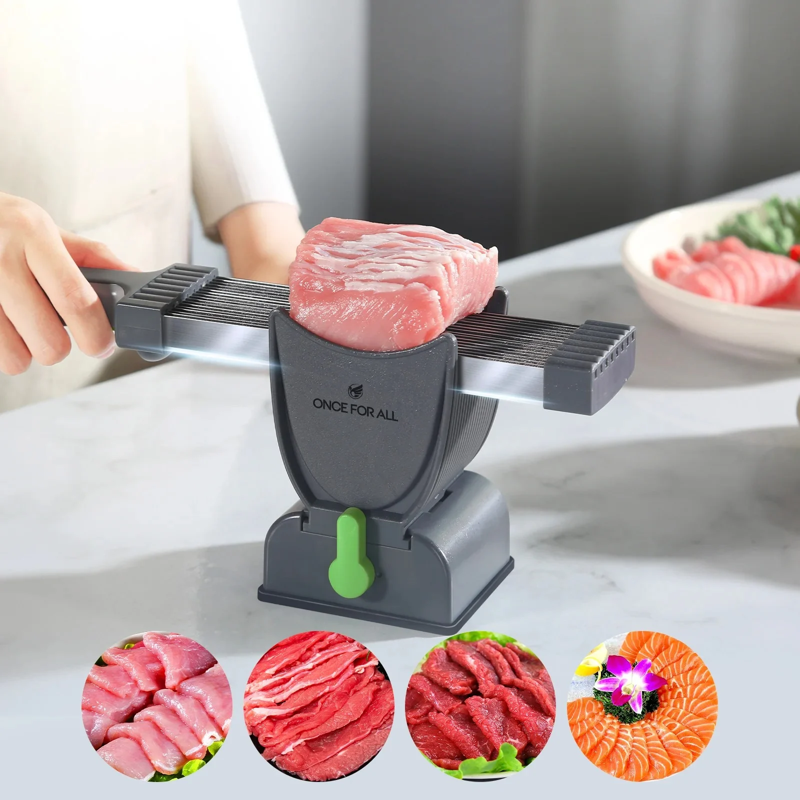 Manual Meat Tenderizer & Slicer Machine آلة تليين وتقطيع اللحم اليدوية"