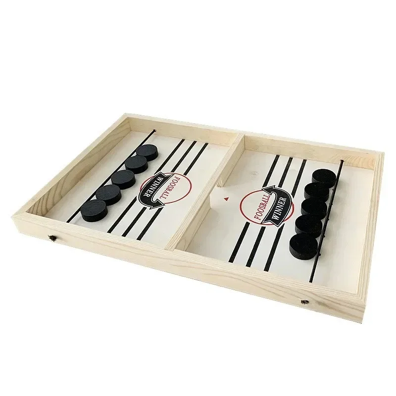Fast Sling Puck Game"لعبة الهوكي السريع الخشبية