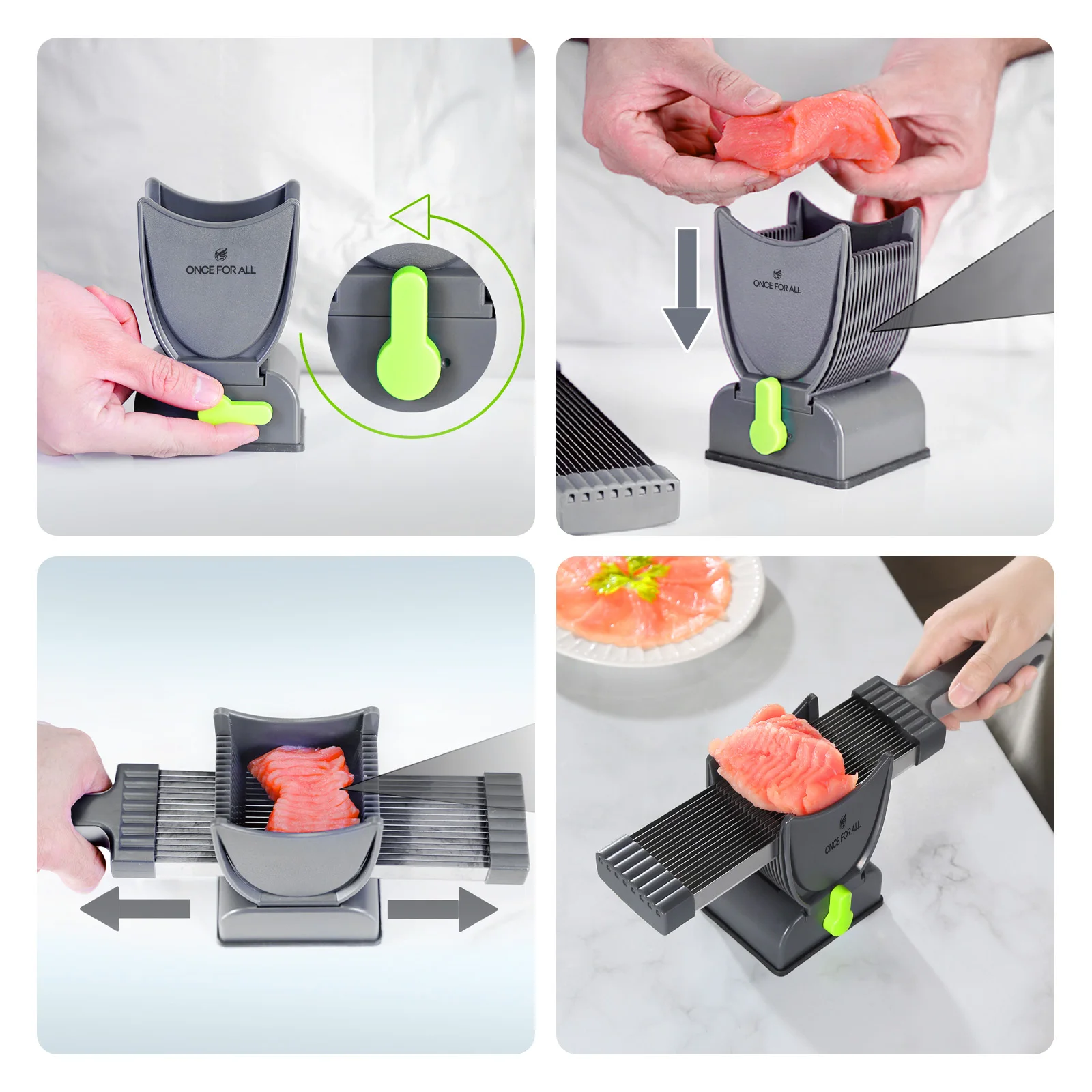 Manual Meat Tenderizer & Slicer Machine آلة تليين وتقطيع اللحم اليدوية"